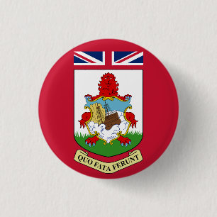 Coat of Arms of Bermuda 3 Cm Round Badge