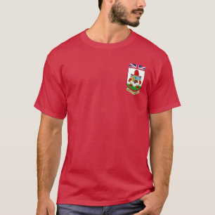 Coat of Arms of Bermuda - pocket T-Shirt