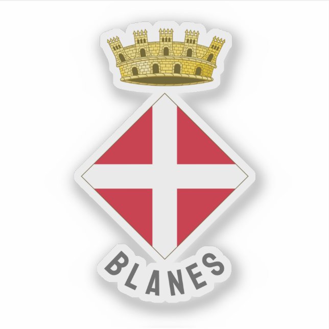 Coat of Arms of Blanes, Catalonia (Front)