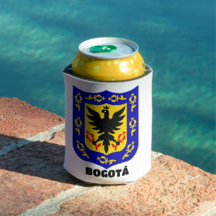 Coat of Arms of Bogotá, Colombia Can Cooler