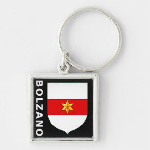 Coat of Arms of Bolzano, Italy Key Ring