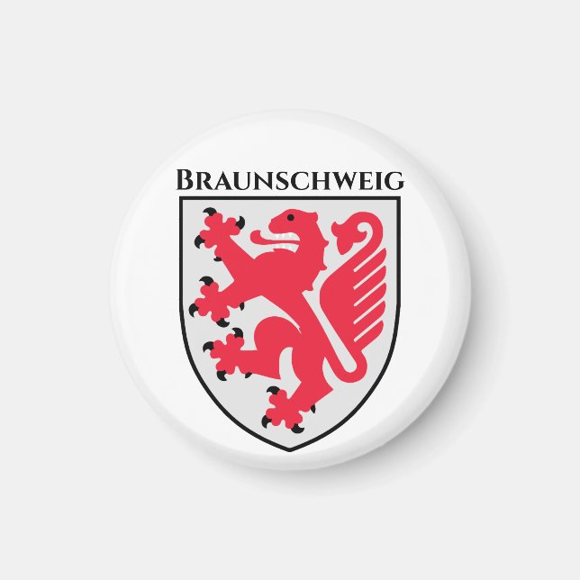 Coat of Arms of Braunschweig, Germany Magnet (Front)