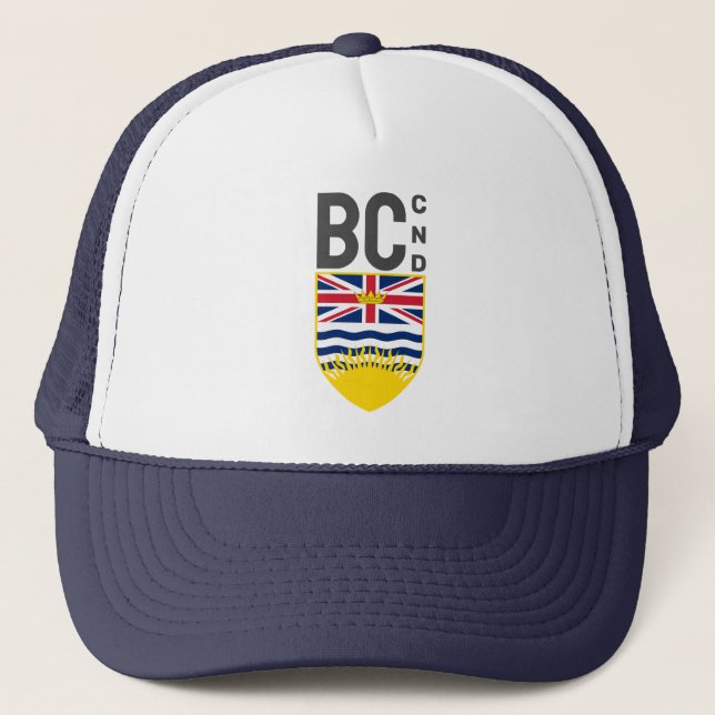Coat of Arms of British Columbia - CND Trucker Hat (Front)