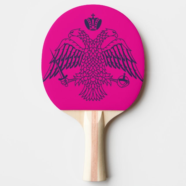 Coat of arms of Byzantine  Ping Pong Paddle (Front)
