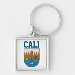 Coat of Arms of Cali, Colombia Key Ring