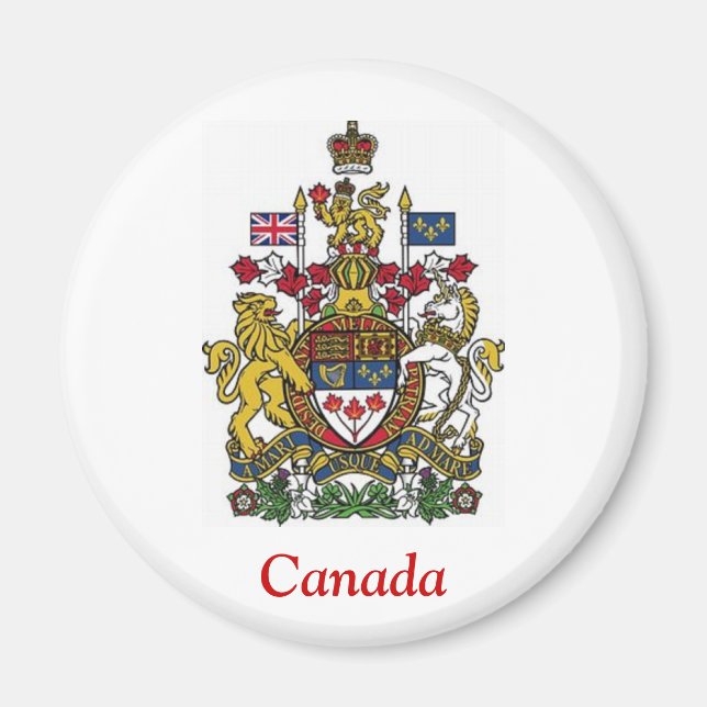 Coat of Arms of Canada Magnet (Front)