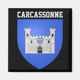 Coat of Arms of Carcassonne - FRANCE Magnet