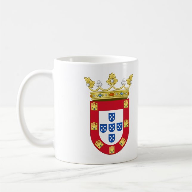 Coat of Arms of Ceuta Coffee Mug (Left)