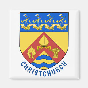 Coat of arms of Christchurch, New Zealand Magnet