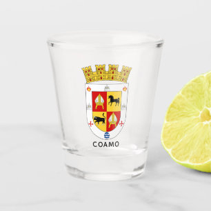 Coat of Arms of Coamo, Puerto Rico Shot Glass