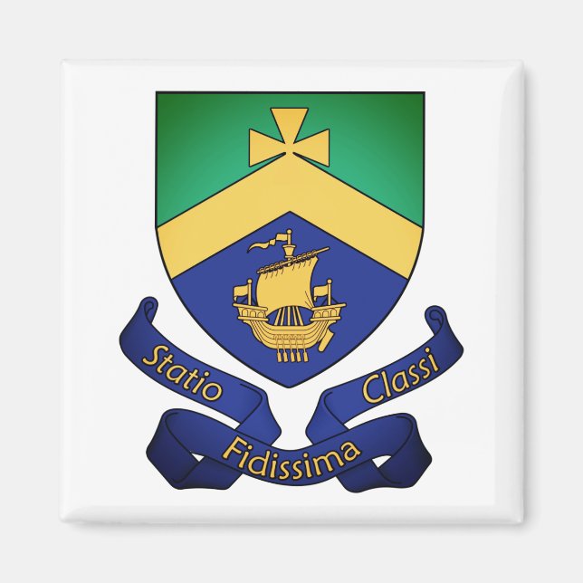 Coat of Arms of Cobh (County Cork), Ireland Magnet (Front)