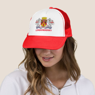 Coat of arms of County Londonderry, N. Ireland Trucker Hat