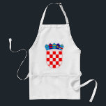 Coat of arms of Croatia, Croatian Emblem, Hrvatska Standard Apron<br><div class="desc">Coat of arms of the Republic of Croatia (Grb Republike Hrvatske) - Croatian Emblem
croatia, flags, flag, croatian, croat, zagreb, hrvatska, souvenir, souvenirs</div>