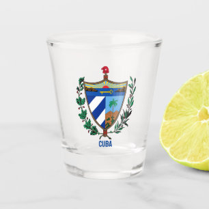 Coat of arms of Cuba Shot Glass