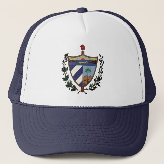 Coat of arms of Cuba Trucker Hat (Front)
