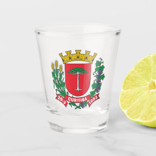 Coat of Arms of Curitiba, Brazil Shot Glass