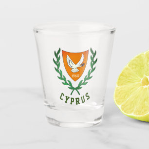 Coat of Arms of CYPRUS Shot Glass