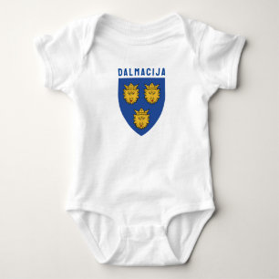 Coat of Arms of Dalmatia, Croatia Baby Bodysuit