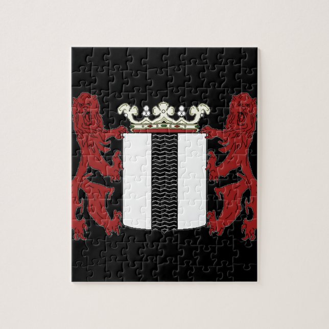 Coat of arms of Delft Jigsaw Puzzle (Vertical)