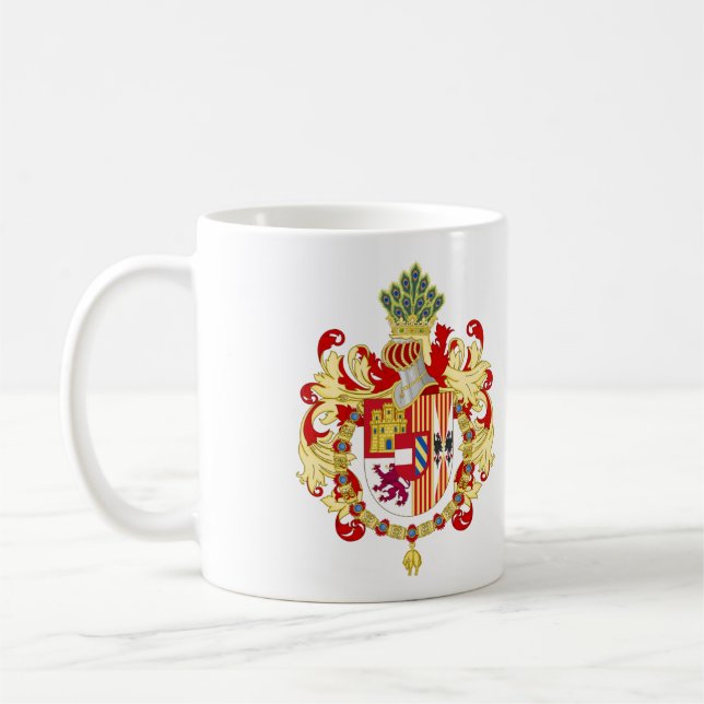 Coat of Arms of Don John of Austria Coffee Mug (Left)