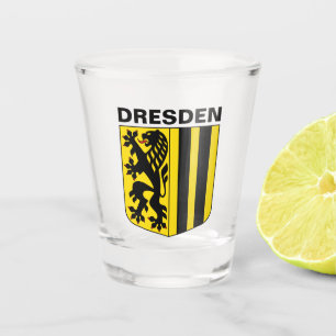 Coat of Arms of Dresden, Germany Shot Glass
