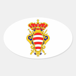 Coat of Arms of Dubrovnik - Croatia Oval Sticker