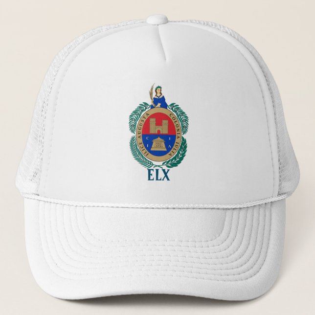 Coat of Arms of Elche, SPAIN Trucker Hat (Front)