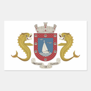 Coat of Arms of Fajardo - PUERTO RICO Rectangular Sticker