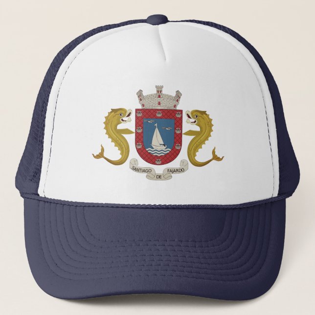 Coat of Arms of Fajardo - PUERTO RICO Trucker Hat (Front)