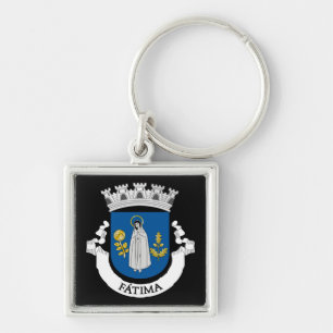 Coat of Arms of Fátima, Portugal Key Ring