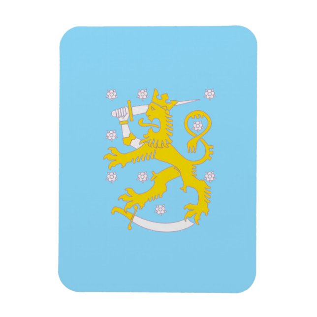 Coat of arms of Finland Magnet (Vertical)