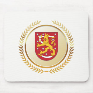 Coat of Arms of Finland Mouse Pad