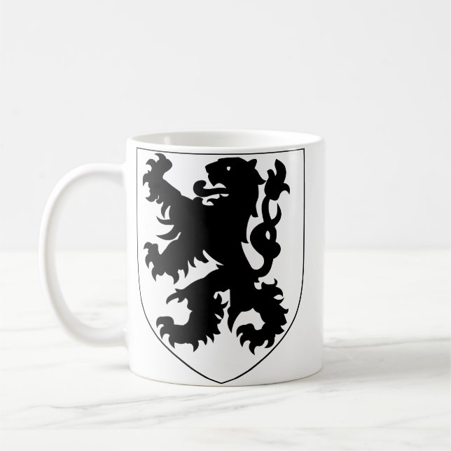 Coat of Arms of Flanders Coffee Mug (Left)