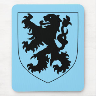 Coat of Arms of Flanders Mouse Pad