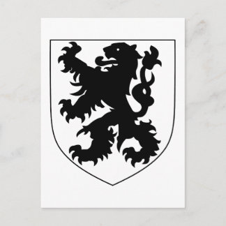 Coat of Arms of Flanders Postcard