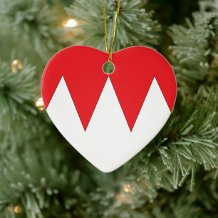 Coat of arms of Franconia, Germany Ceramic Tree Decoration