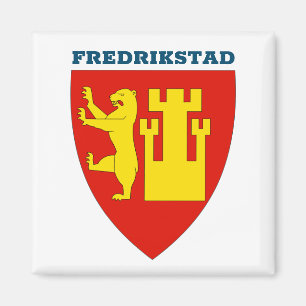 Coat of Arms of Fredrikstad, Norway Magnet