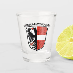 Coat of Arms of Garmisch-Partenkirchen, Germany Shot Glass