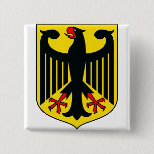 Coat of arms of Germany 15 Cm Square Badge