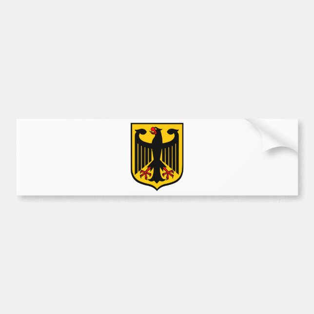 Coat of Arms of Germany. Bumper Sticker (Front)
