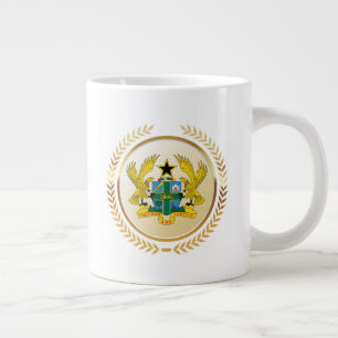 Coat of Arms of Ghana Large Coffee Mug