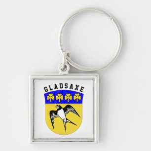 Coat of Arms of Gladsaxe, Denmark Keychain