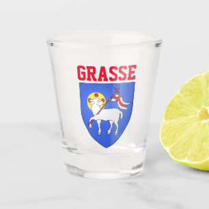 Coat of Arms of Grasse - Alpes-Maritimes (FR) Shot Glass
