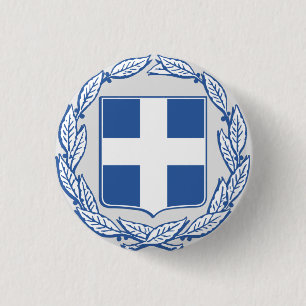 Coat of arms of Greece 3 Cm Round Badge