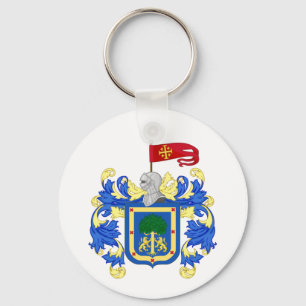 Coat of Arms of Guadalajara, Mexico Key Ring
