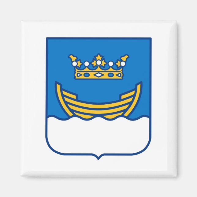 Coat of Arms of Helsinki (Finland) Magnet (Front)