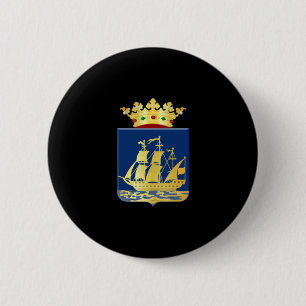 Coat of arms of IJlst 6 Cm Round Badge