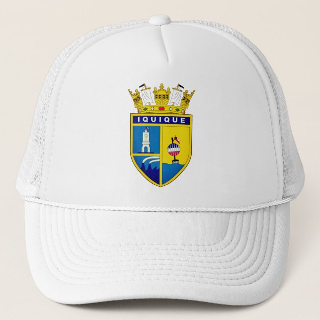 Coat of Arms of Iquique, Chile Trucker Hat (Front)