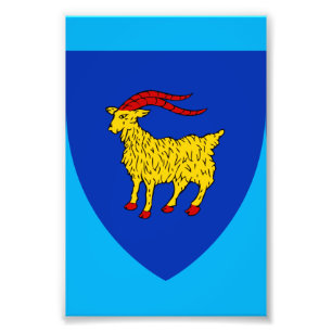 Coat of arms of Istria in Croatia Photo Print