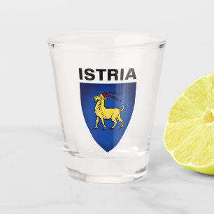 Coat of Arms of Istria Shot Glass